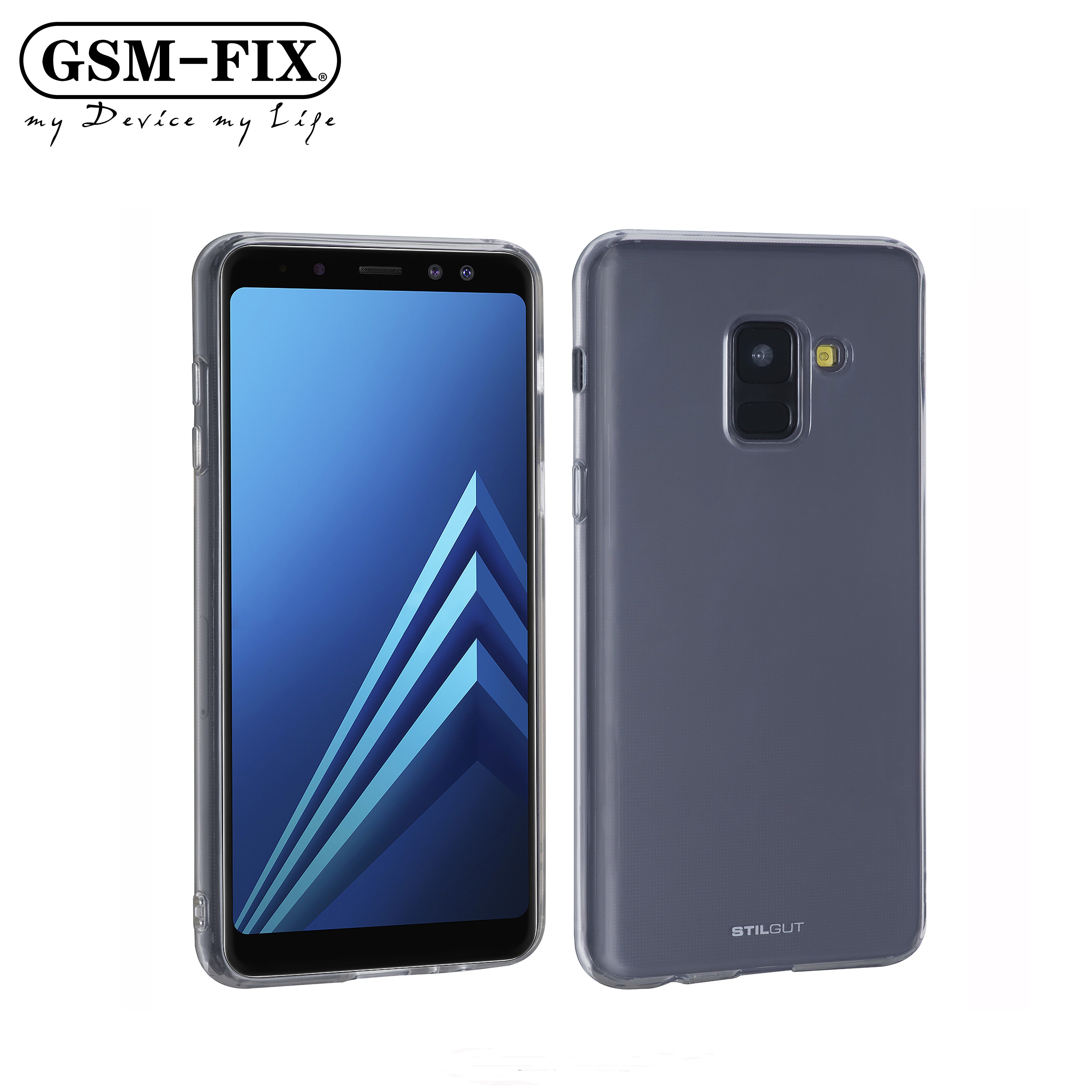 GSM-FIX Wholesale Bulk Used Original Cheap New Smart Phone For Samsung A8 2018 Mobile Phone