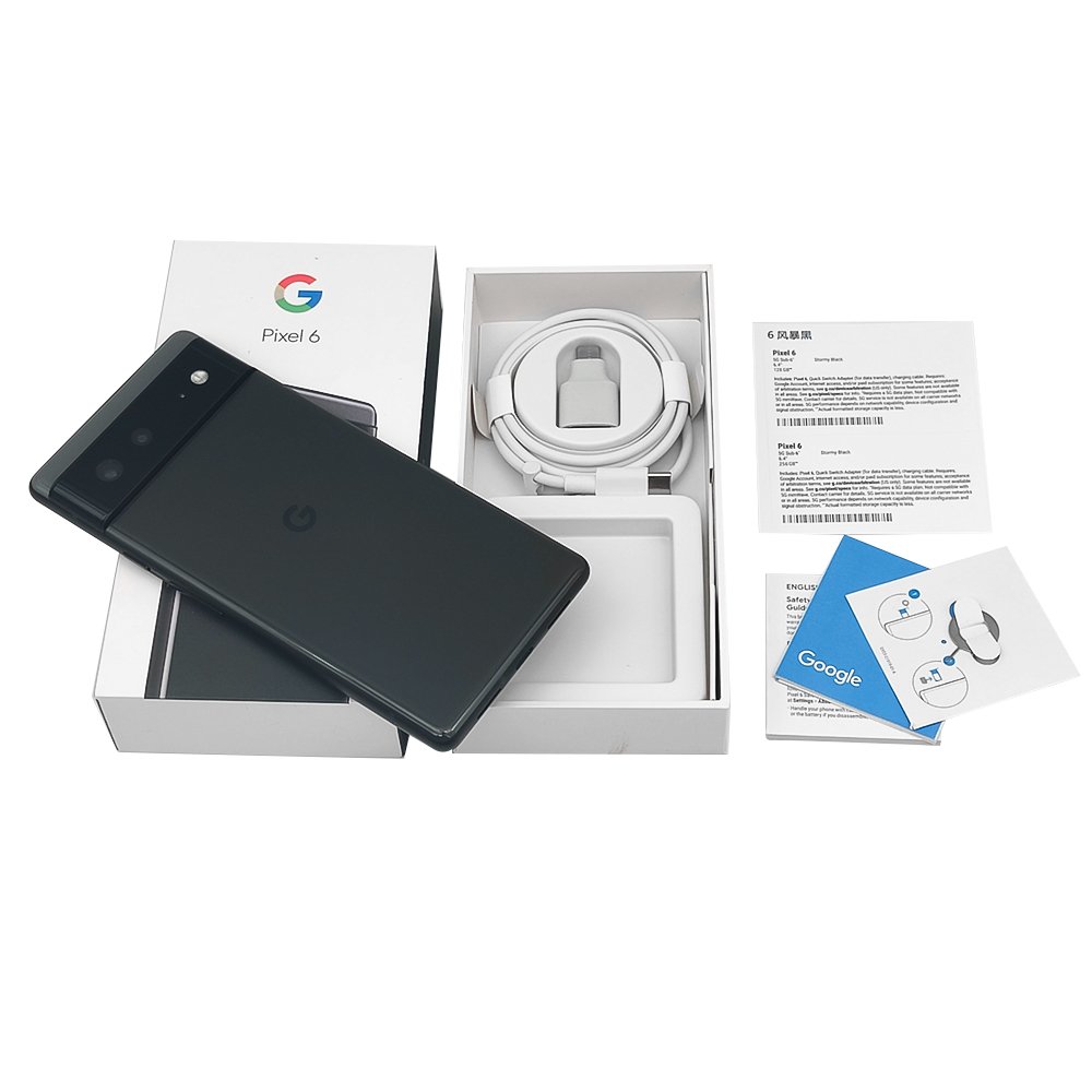 For Google Pixel 6 Unlocked Mobile 6.4 Inch 8gb Ram 128gb/256gb Rom 6 6a 6pro Used Mobile Phones