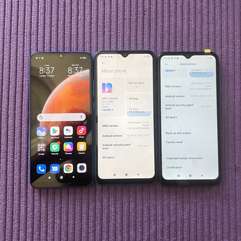 secondhand original for xiaomi 9A Original Used Mobile Phones for Redmi 9A for android cell phone