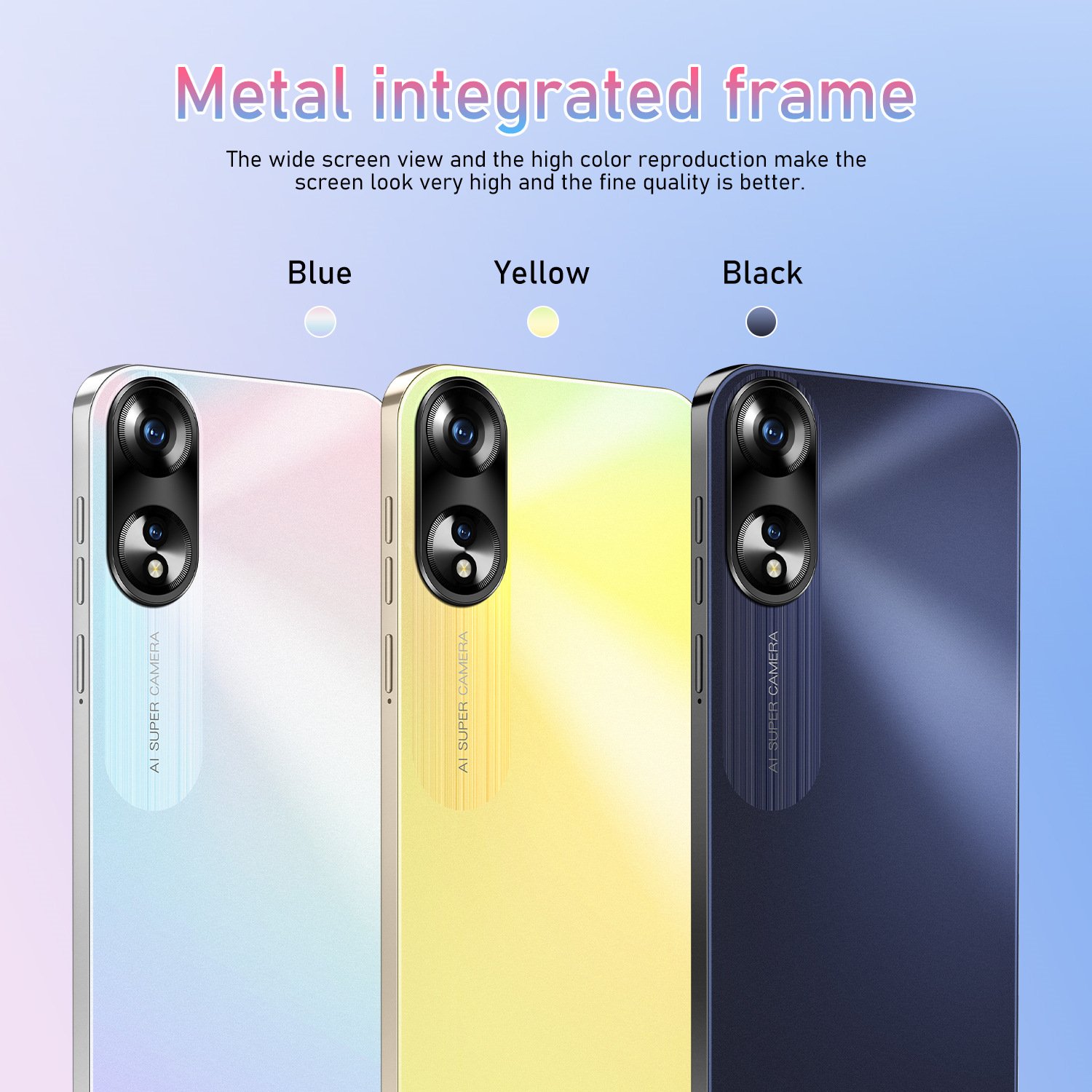 Hot Selling A38 Global Version 6.8 Inch 4G Octa Core Smartphone HD Resolution 6.8 Inch Incell Screen Real 4G Eight Nuclear Used