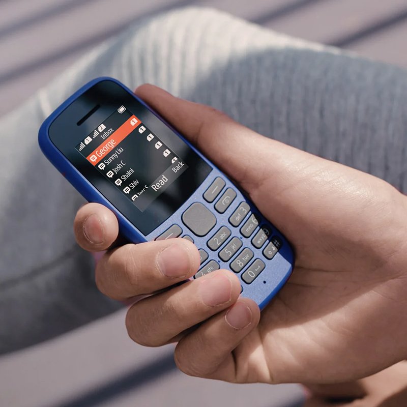 Cheap Bar feature phone For Nokia 105 2019 Original 2G Dual SIM used mobile phone Wholesale 106 110 6300 keypad cellphone