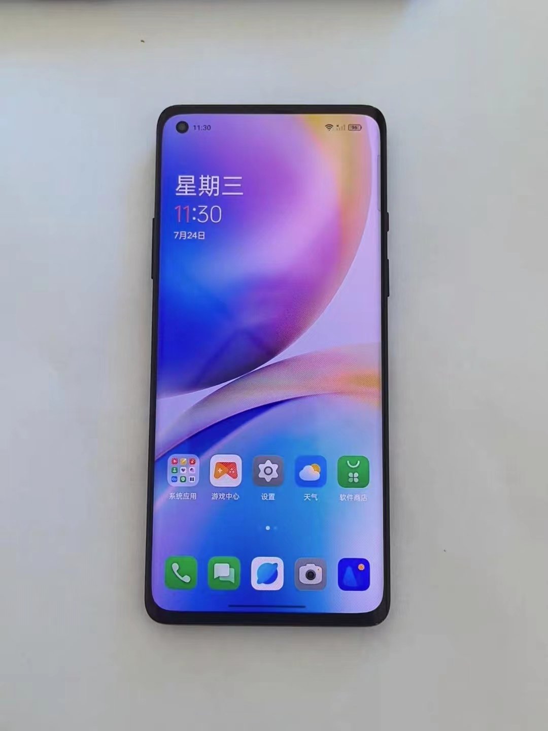 Wholesale OnePlus 8 5G Android Phone 6.55\" 48MP Snapdragon 865 128GB Memory 4300mAh Battery Used Mobile Phones