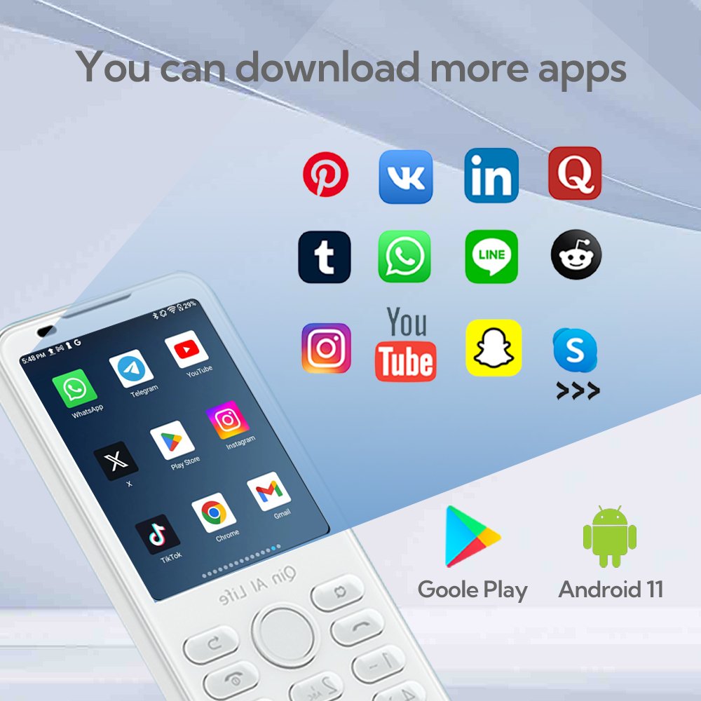 Wholesale Advantages duoqin F21PRO + plus Android 11 touch screen 4G smart mobile phone supports Google store Qin F21 PRO