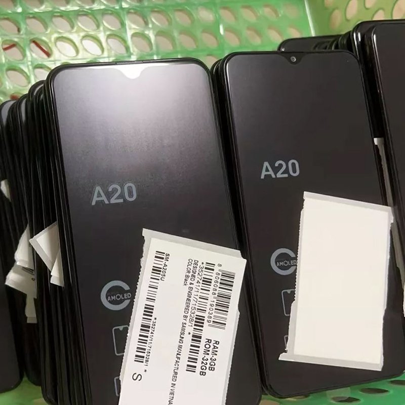 Hot selling smart second-hand mobile phone 6.4 inches for Samsung A20