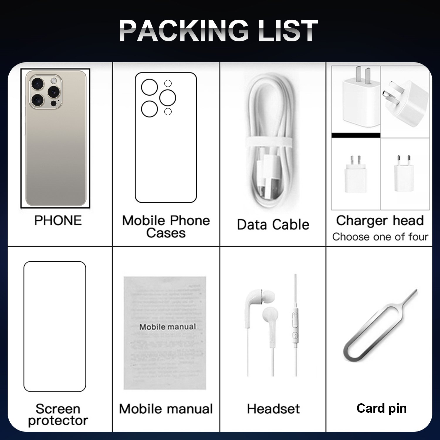 Original Spot Goods i 16 Pro Max Factory Wholesale 5g Smartphone Dual sim Cheap Cell Phones Latest Phones For Phone 16 Pro Max