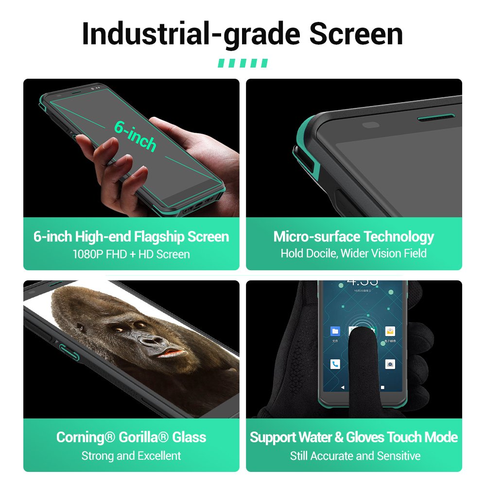 FYJ F9826 Zebra Rugged Pda 2D QR Handheld Android 11 IP68 Data Collectors Industrial Smartphone Barcode Scanner PDA