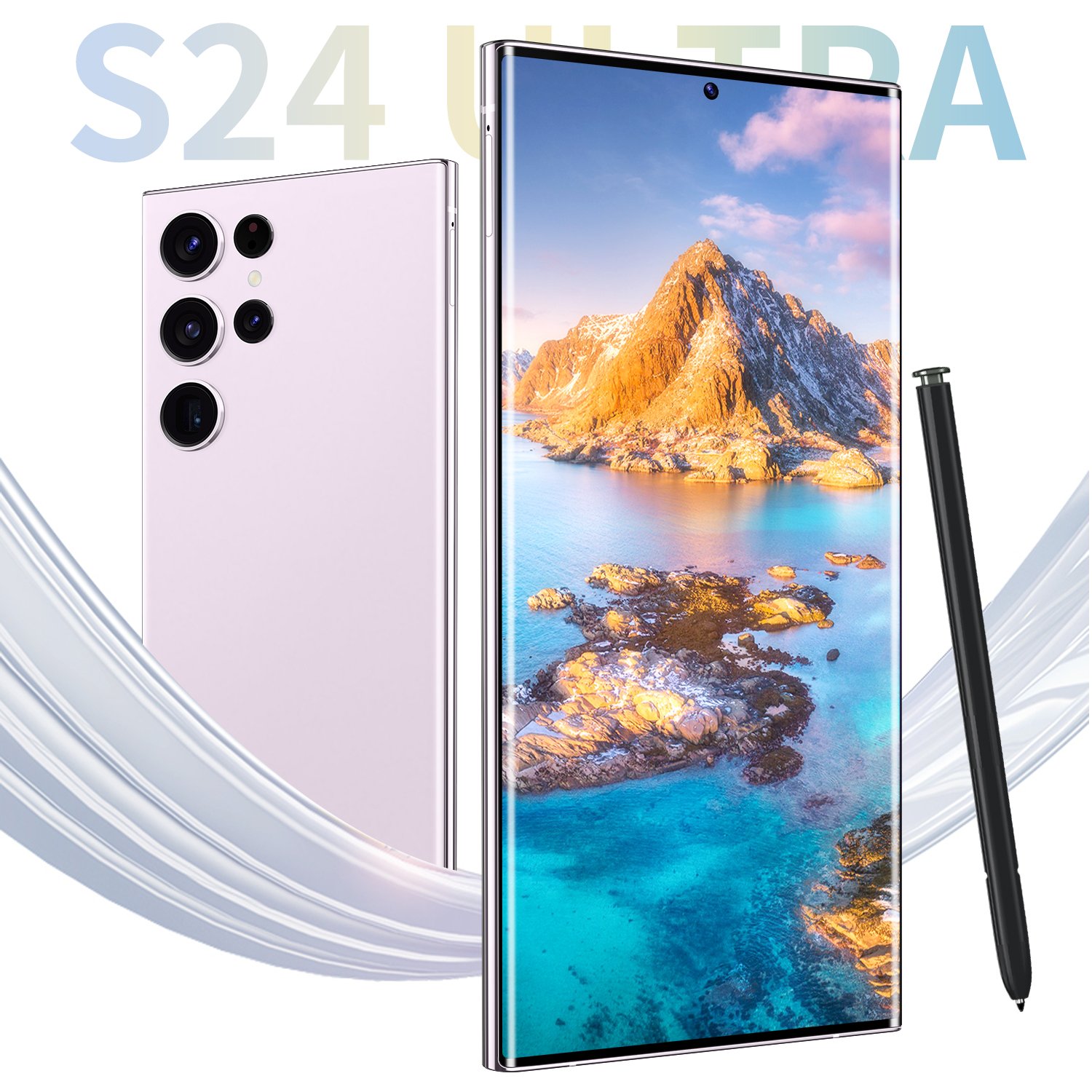 2024 New Galaxs S24 Ultra 128GB Original Packing Smart phone 3G 4G 5G mobile phone Big Screen 7.3 Inch 5G cellphone