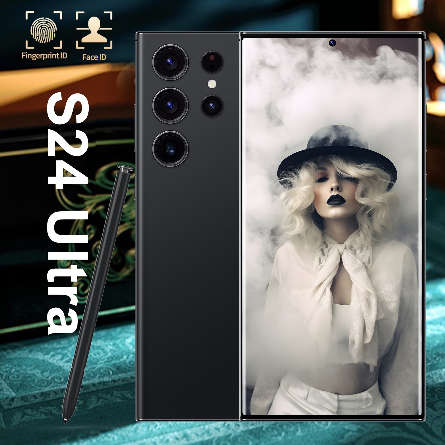 2024 New Galaxs S24 Ultra 128GB Original Packing Smart phone 3G 4G 5G mobile phone Big Screen 7.3 Inch 5G cellphone