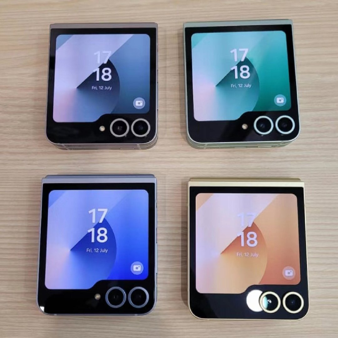 SAM Galaxy Z Flip 6 Smartphone 6.7/4000mAh 50MP AMOLED Snapdragon 8 Gen 3 AI Telephone Ultra thin foldable screen phone 99% new