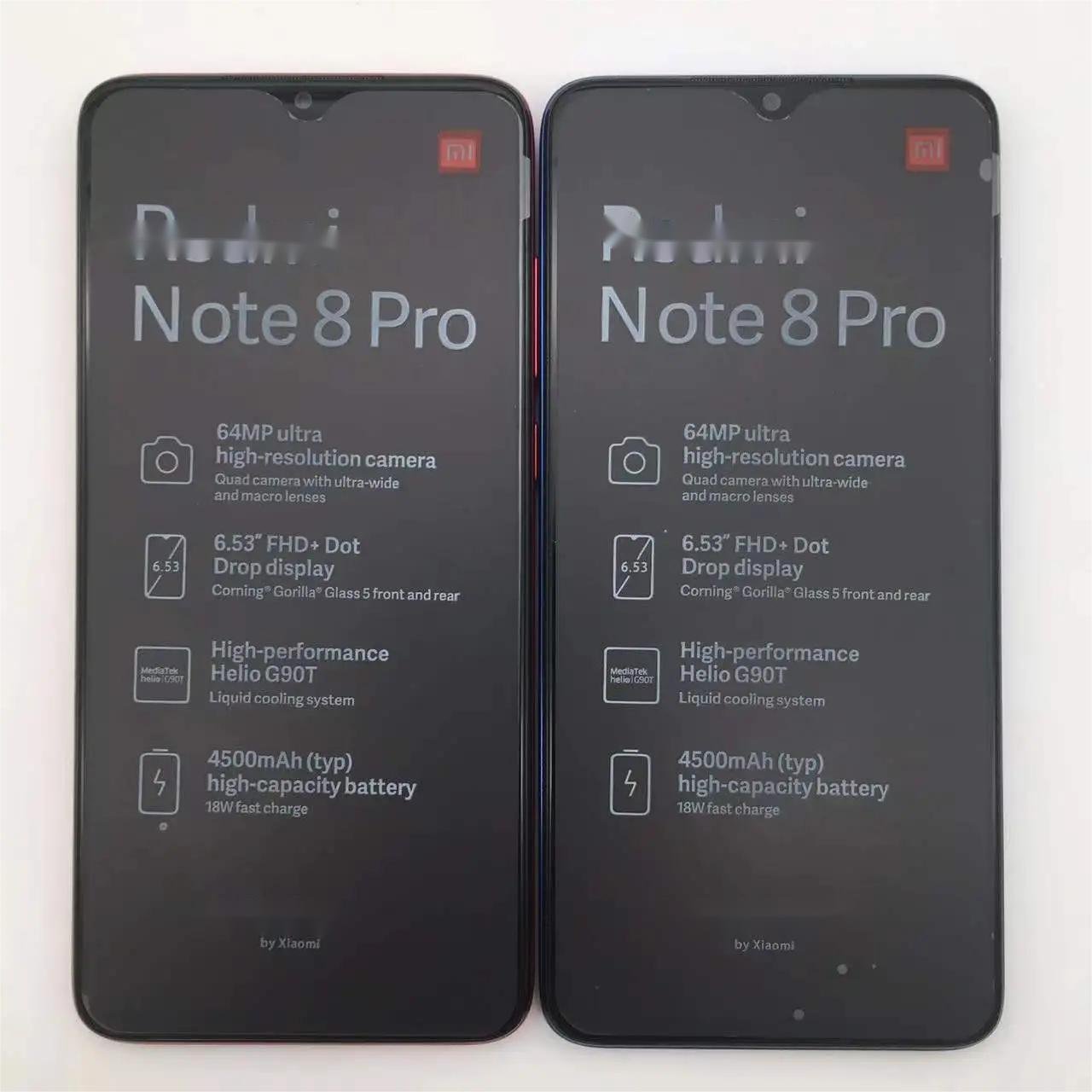 Wholesale original used phone for XiaoMi redmi note8 pro second-hand mobile phones 256GB mass memory refurbished phone