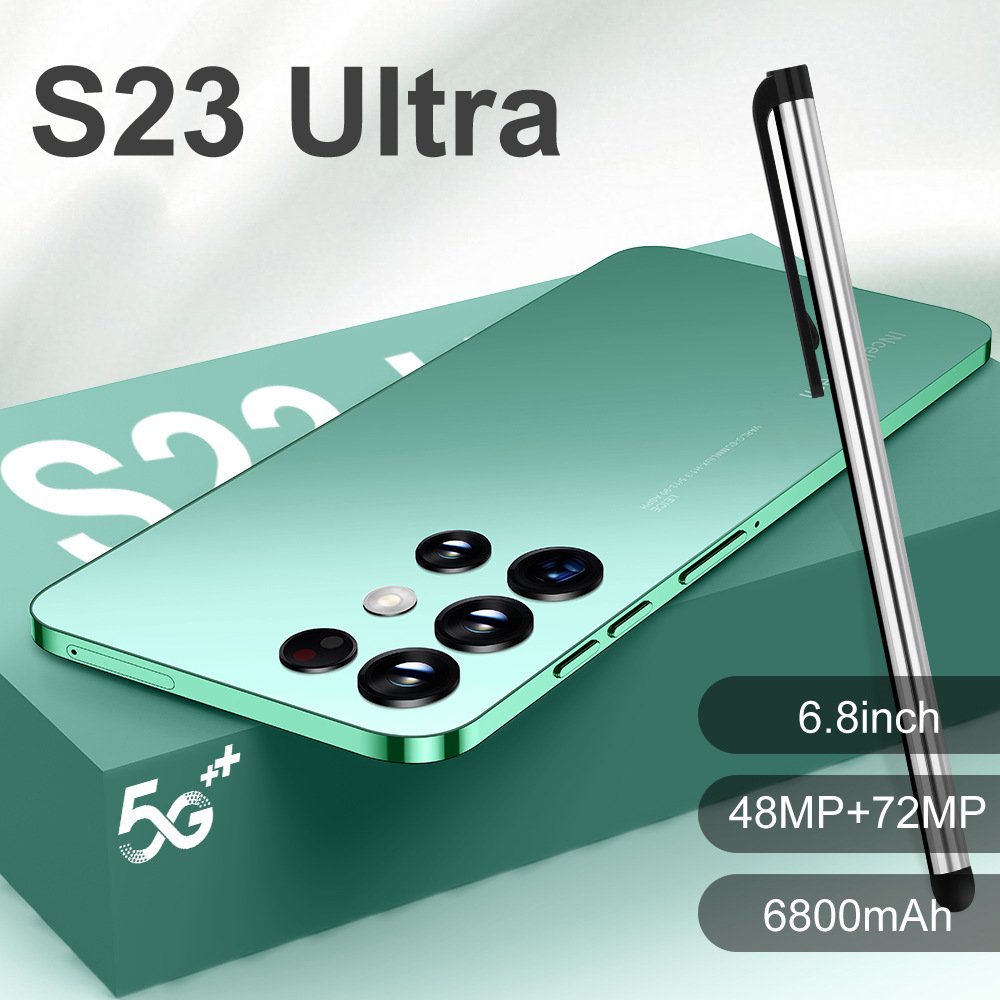 Cheap mobile phone s23 ultra 6.8-inch large screen 5 million pixels Android 8.1 All-in-one