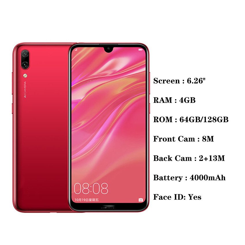 wholesale Y7 Pro 2019 4+64GB 4+128GB used phones phone los telfonos mviles usados 3g&4g smartphone
