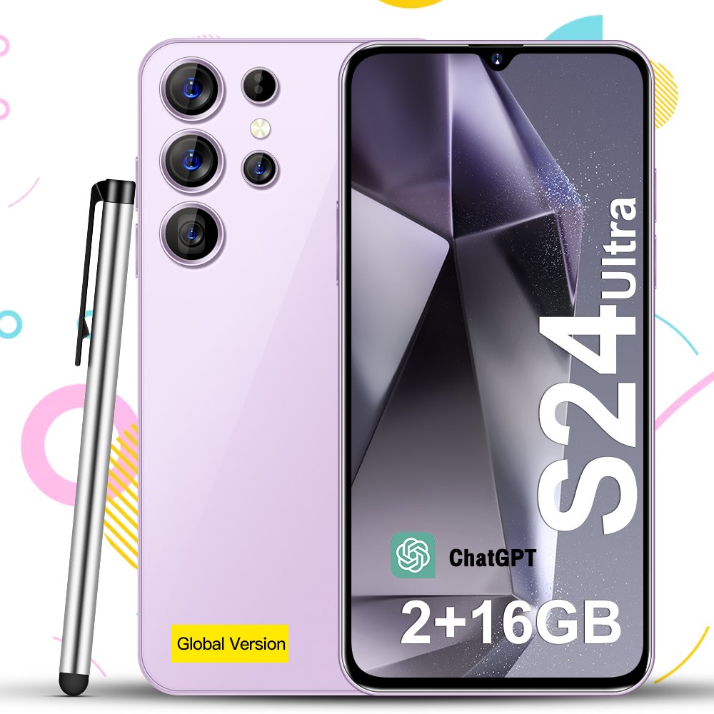Version S24 Ultra Smartphone 16Gb 13MP GGG Network Cellphone Android Mobile Phone