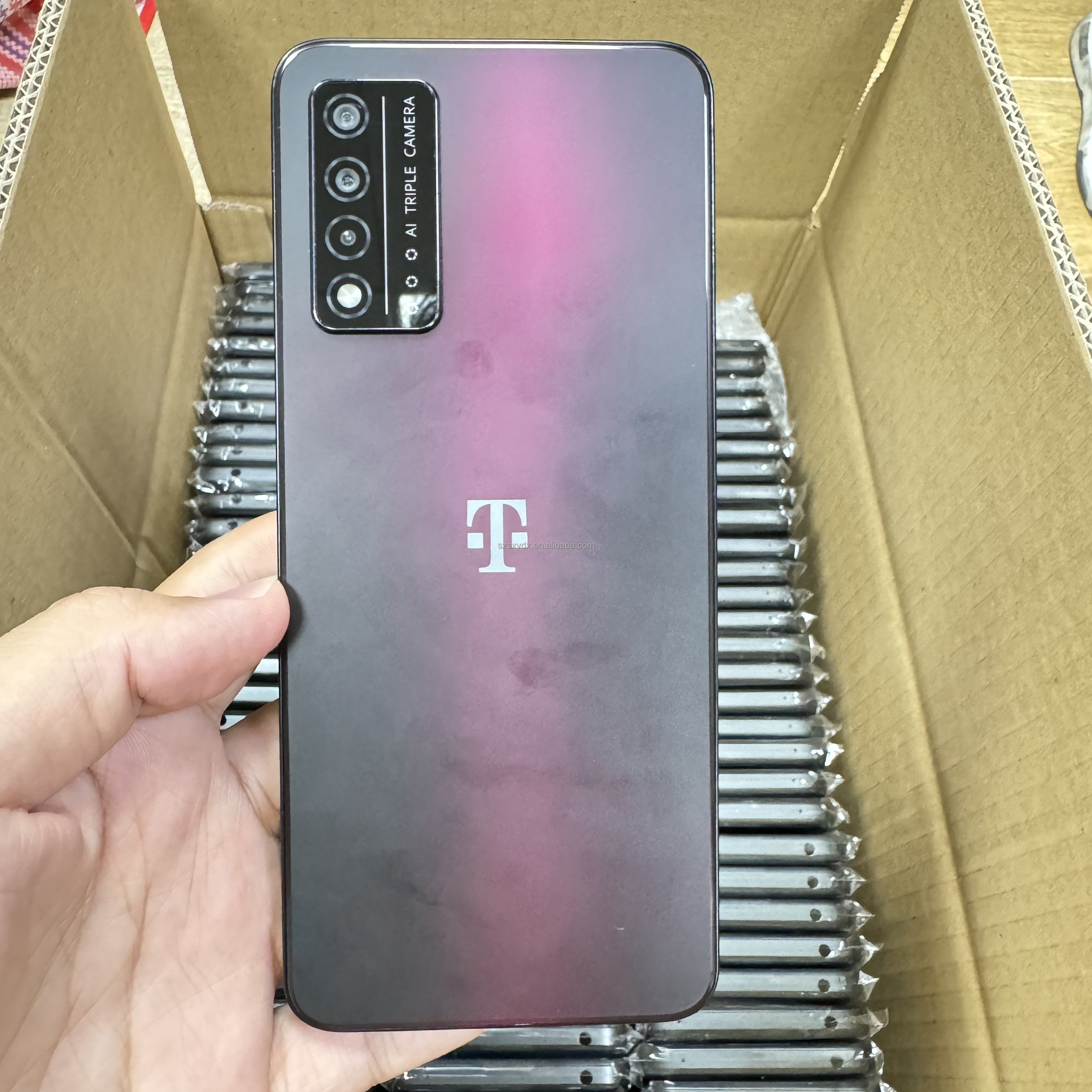 Low price For T-Mobile REVVL V+ 5G AA+ Grade Unlocked used mobile phone Fingerprint Second Hand Smartphone refurbished Cellphone