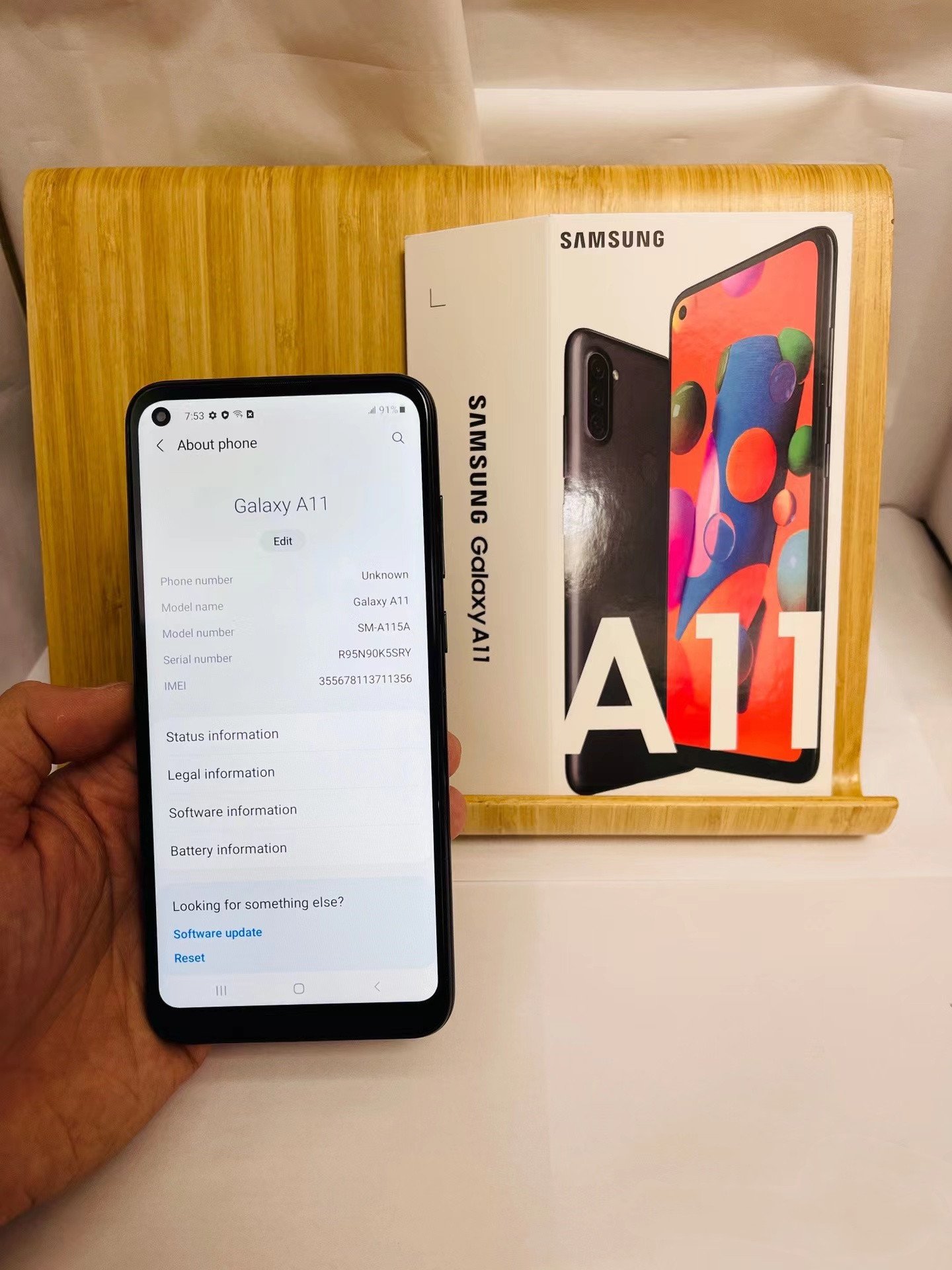 Original Unlocked For Samsung Galaxy A11 6.4Inches used mobile phone android for Samsung A11 A12 A20 A21 used phone