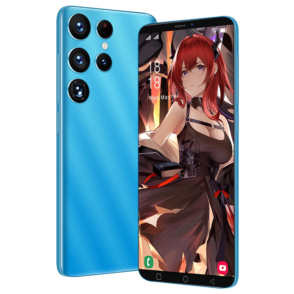 Factory price cheap S22Ultra Smart Phone 5.5 HD Inch Full Screen 8+256GB Dual Sim cellphone 4800mAh Android mobile phone
