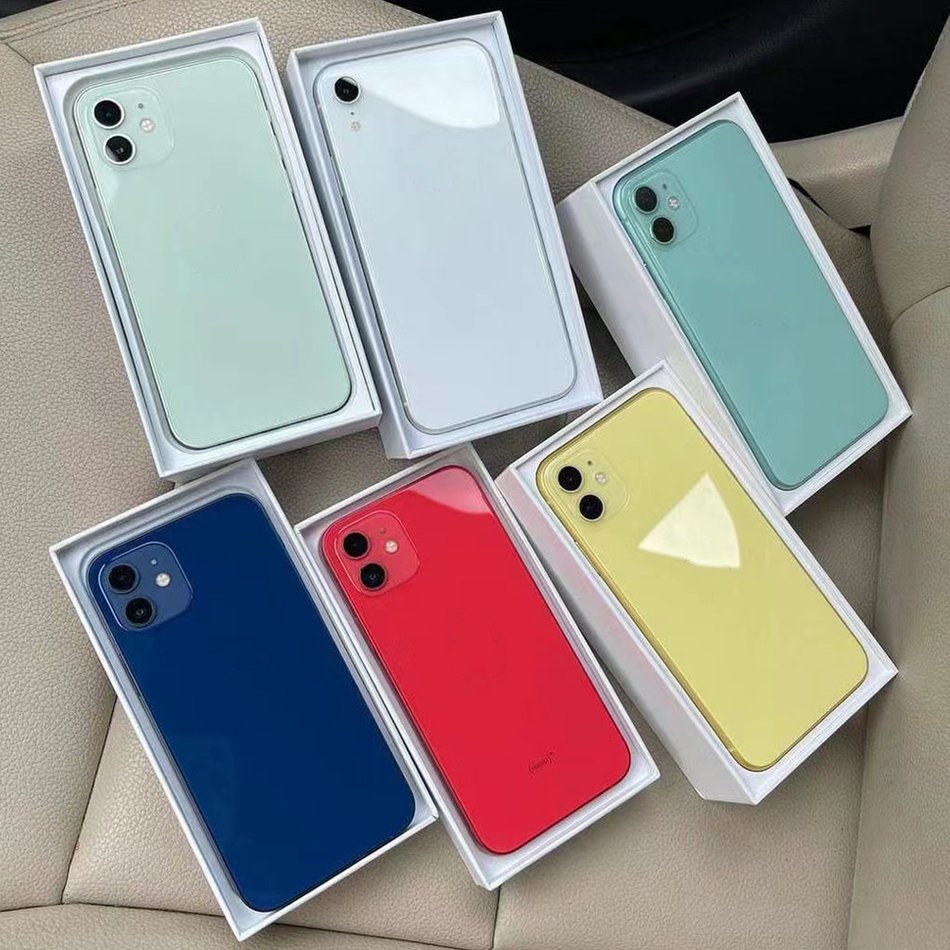 98% new used mobile phone For iPhone 12 128GB Original US version smartphone 6.1 inch unlocked wholesale X XS 11 Pro max