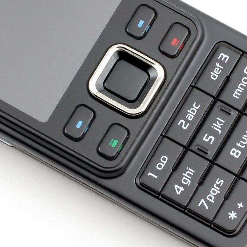Used Mobile Phones For Nokia 6300 Original Keypad Phone Global Version Bar Feature Phone 2.0 Inches Mini-SIM Wholesale Price