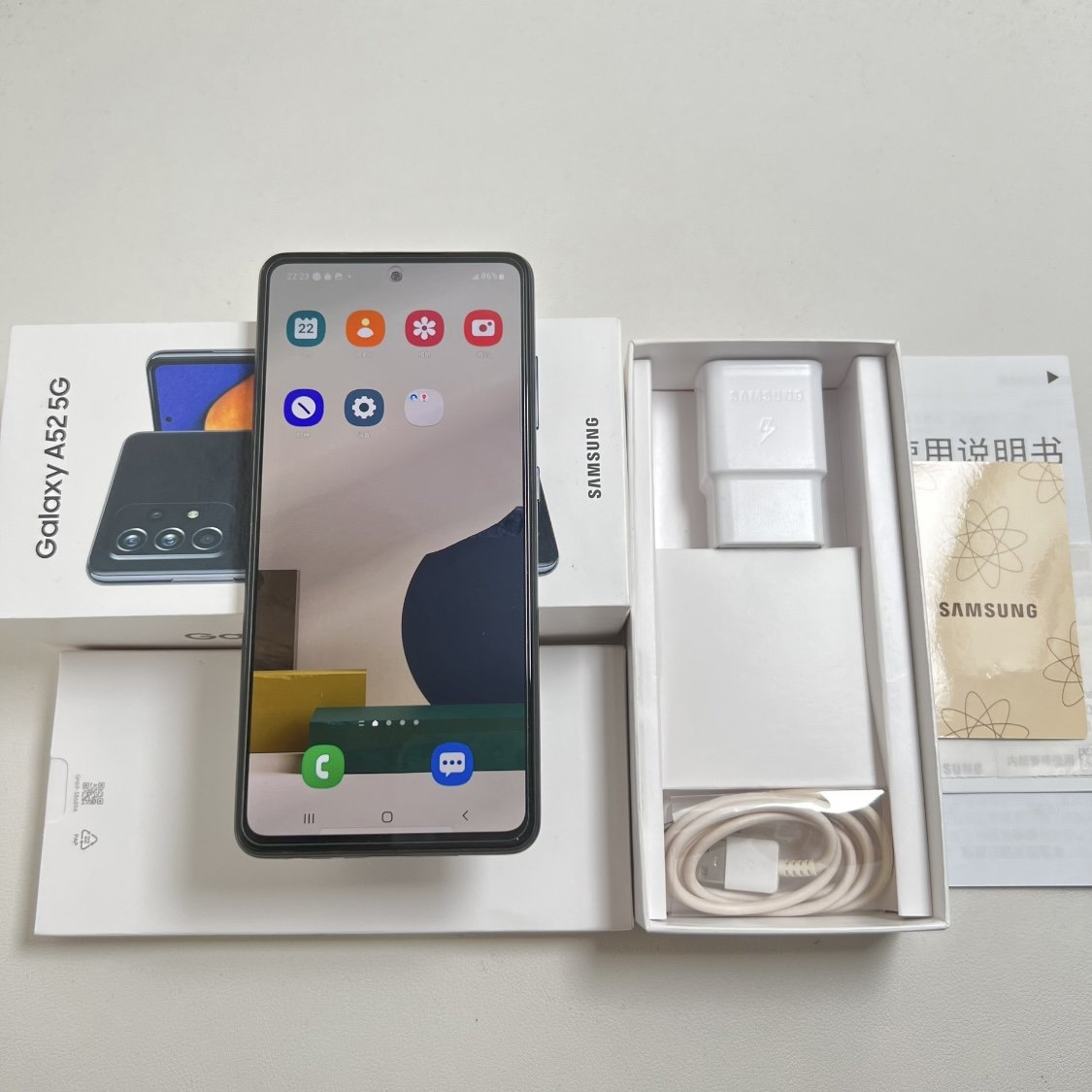 Wholesale Original Android used Mobile Phone 8+128GB For Galaxy A52 5G SmartPhone