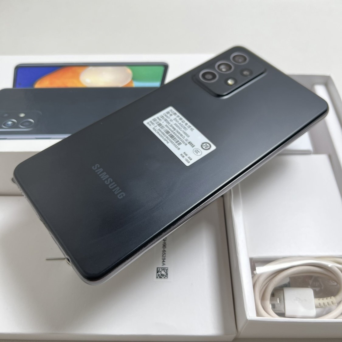 Wholesale Original Android used Mobile Phone 8+128GB For Galaxy A52 5G SmartPhone