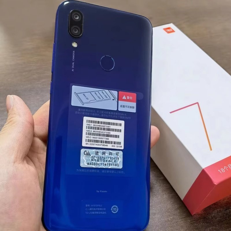 Original Used Second Hand Used Mobile Phone for Xiaomi Redmi Note 7