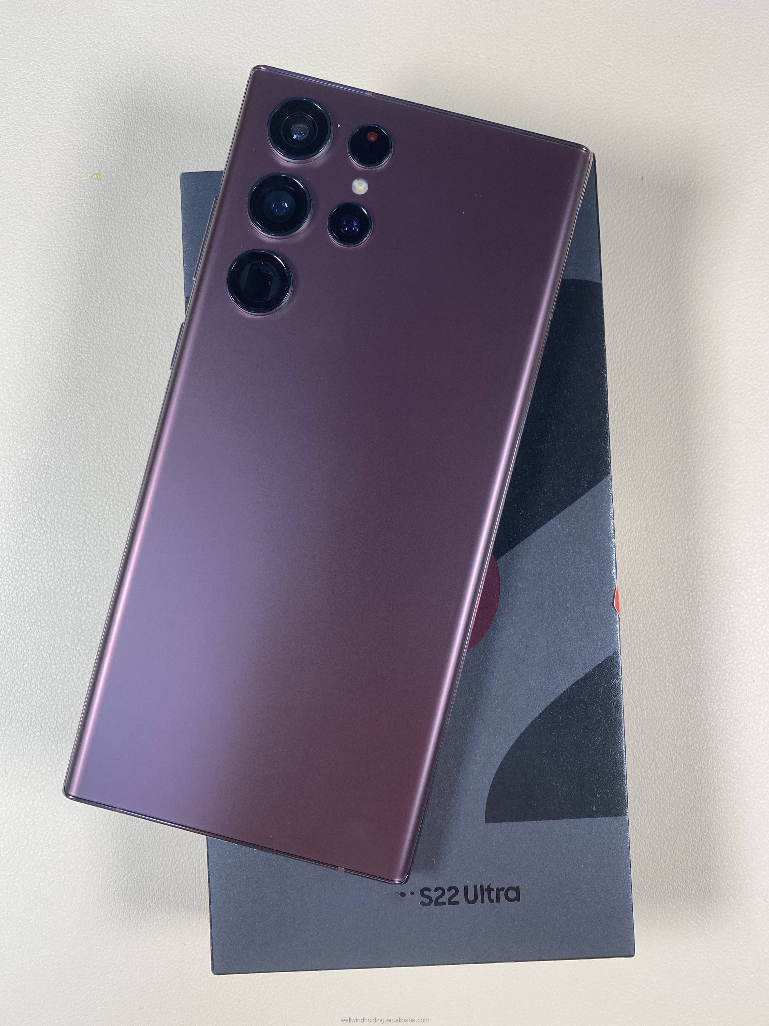 Wholesale original hot used mobile phones unlock Samsung galaxy22 23+ S22ultra Global Edition 5G smartphone used mobile phones