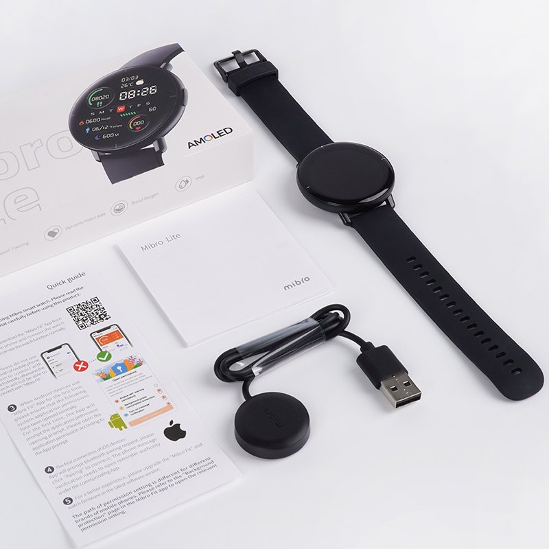 Xiaomi Mibro Lite smartwatch mobile phones sleep monitor fitness tracker sports gps wearable devices smart watch