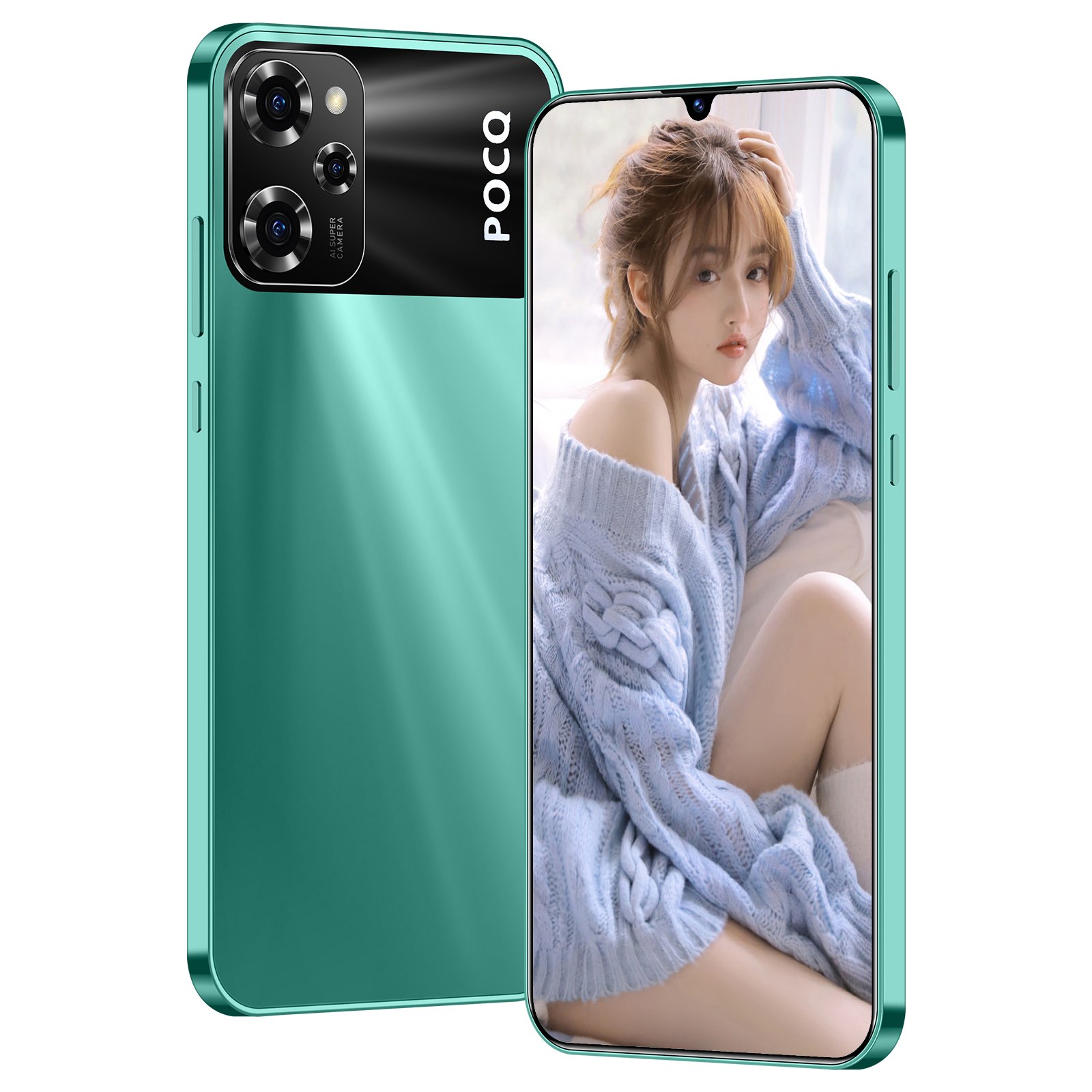 High Quality Mobile Phones X5 Pro 7.3 Inch Big Screen 5G Smart Phones 16Gb+1Tb Dual Sim Used Mobile Phones