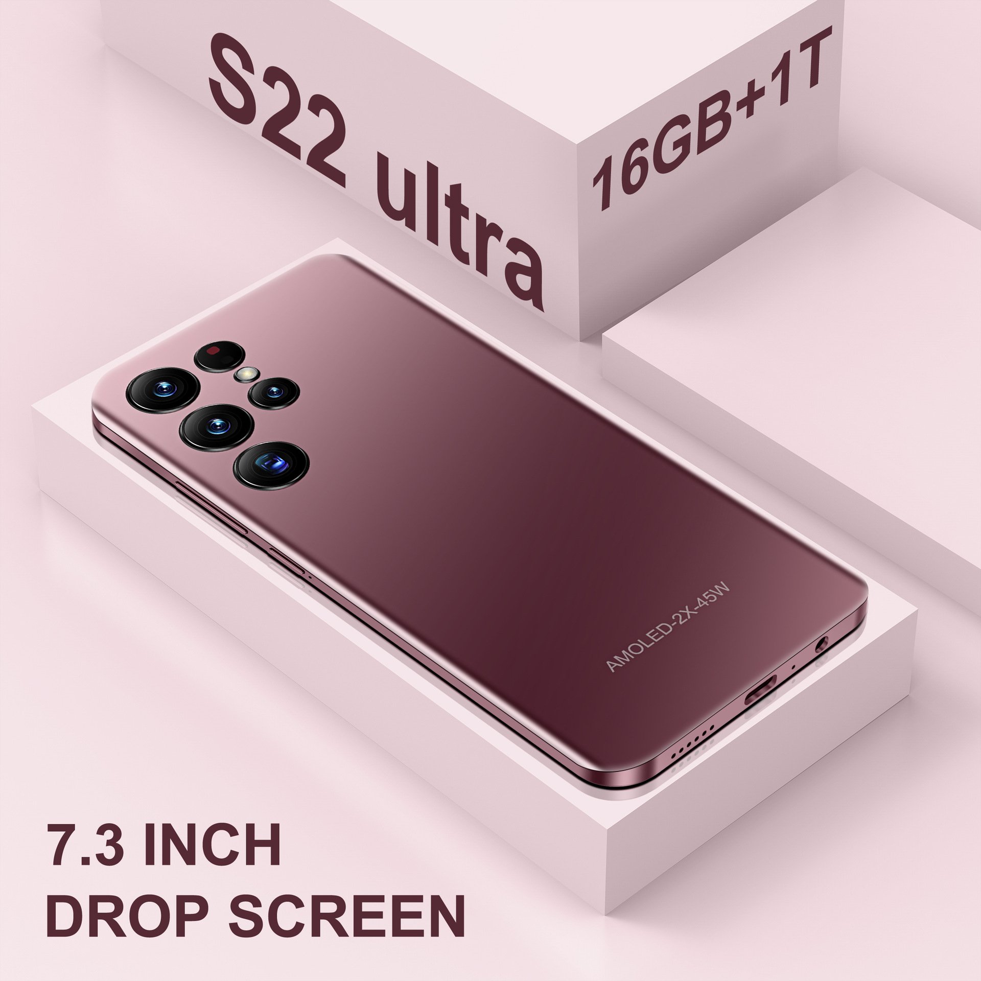 Mobile phone S22 Ultra new model (2+16) all-in-one machine 7.3-inch large screen 5 million pixels Android 8.1