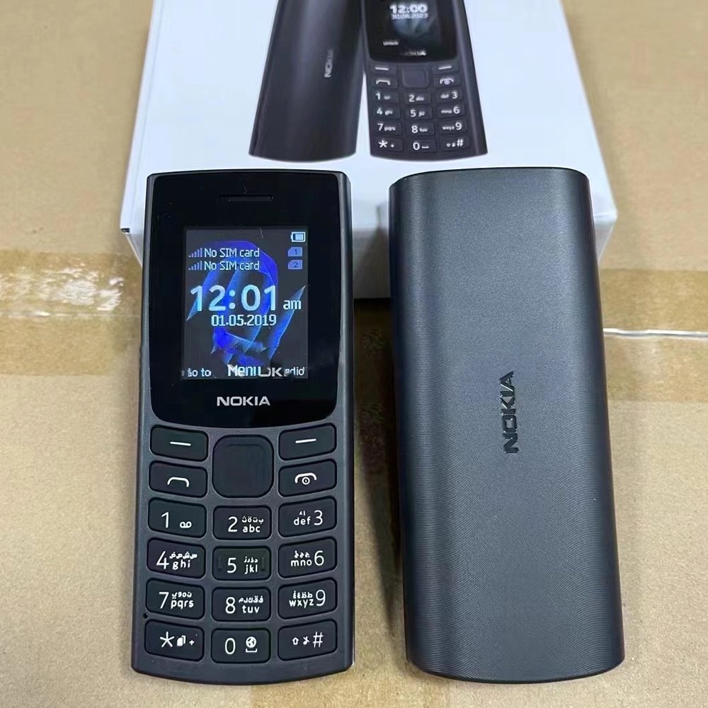Original Bar feature phone For Nokia 105 4G 2023 celulares used mobile phones Cheap 2SIM 106 110 6310 keypad cellphone