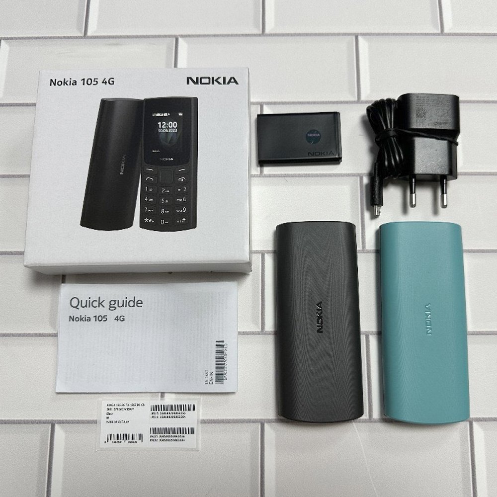 Original Bar feature phone For Nokia 105 4G 2023 celulares used mobile phones Cheap 2SIM 106 110 6310 keypad cellphone