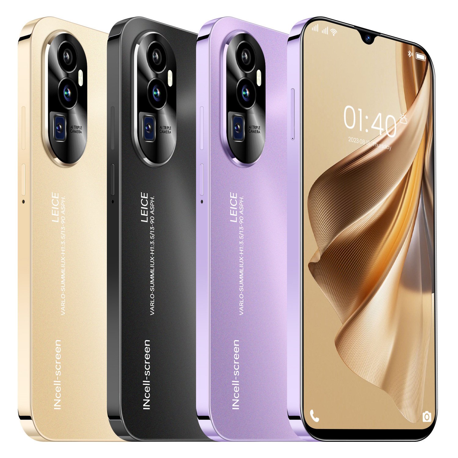 2024new Original Phones 5g Android Unlocked Phone Reno10pro Real Memory 16gb+1tb 7.3 Inch High-definition Screen Mobile Phone