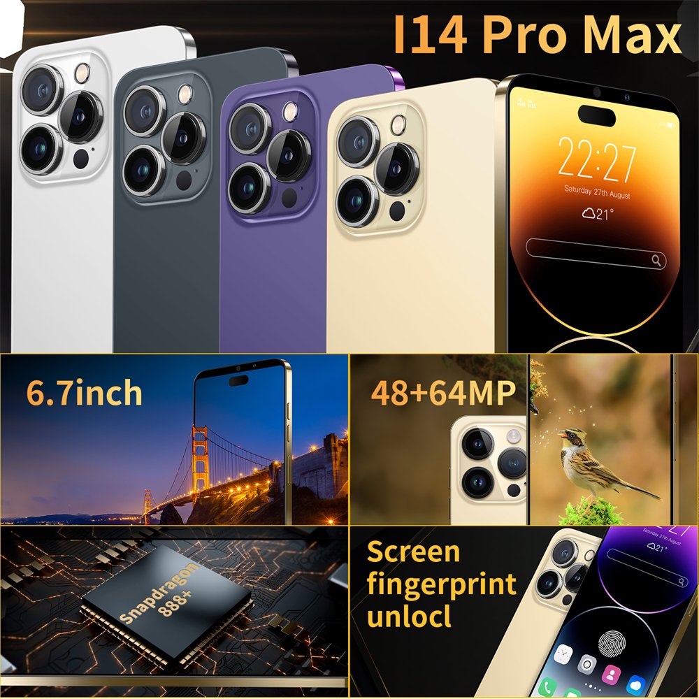 Use Mobile Phones For phones 6 Plus 12 Mini 11 Pro Mobile Phones For I14 Smartphone