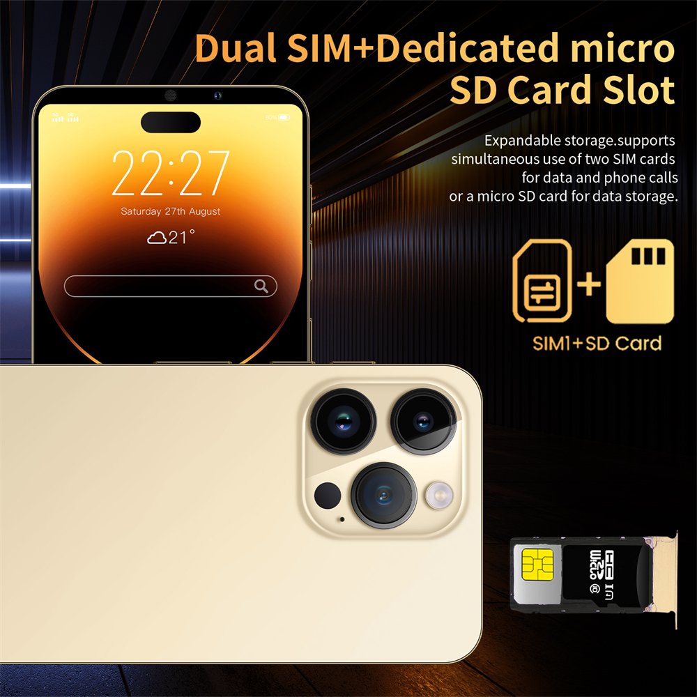 Use Mobile Phones For phones 6 Plus 12 Mini 11 Pro Mobile Phones For I14 Smartphone