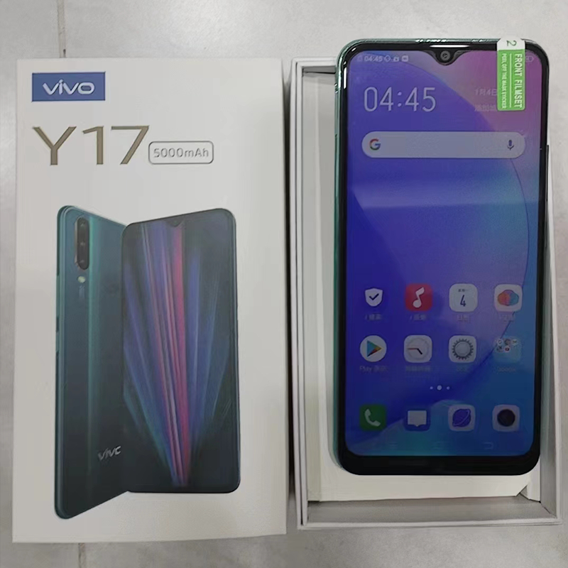 Wholesale Vivo Y3 Y17 Android Smartphone 6+128GB 6.35 Inches Dual Camera CDMA & LTE Cellular Second Hand Used Mobile Phones