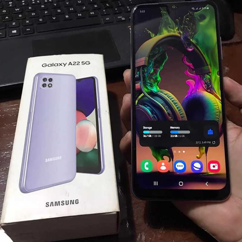 Wholesale Unlocked Hot Sell Cellphone Android Smartphone Used Cheap Phone A22 5G