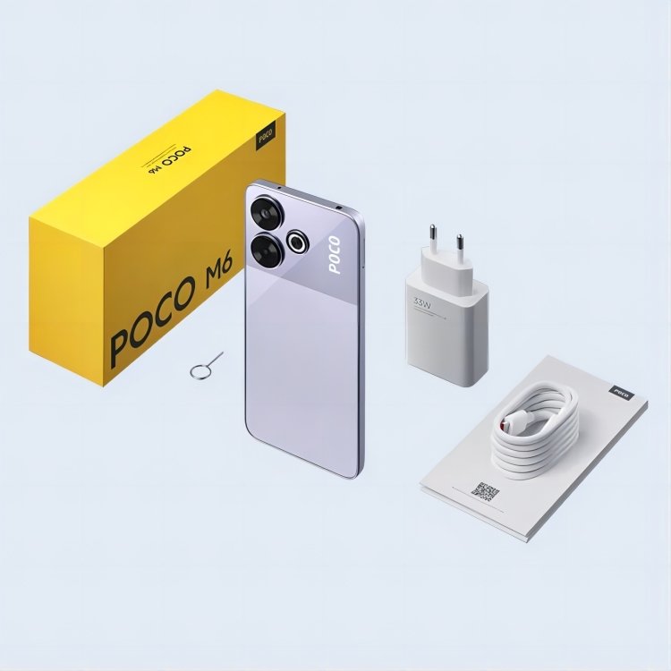 2024 newest Xiaomi POCO M6 Global version smart phone 8GB+256GB 5000mAh Battery 6.67 inch mobile smart phone