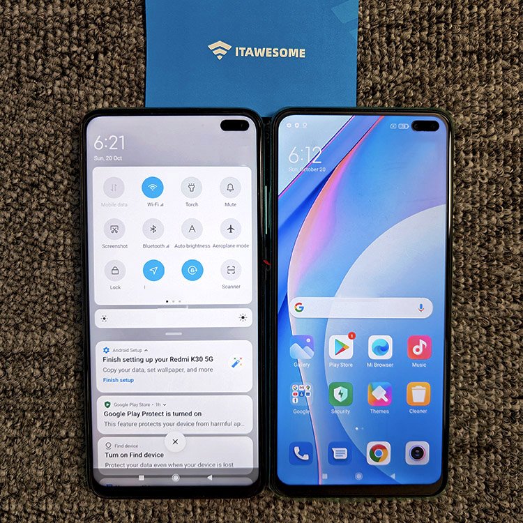 bulk used phones for Redmi k30 256G Android Smartphone Original used phone second hand mobile phone low price