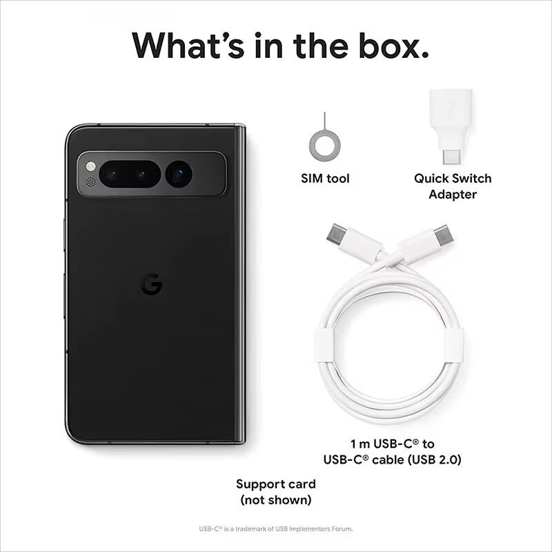 Google Pixel fold mobile phone Global version 7.6inch 4821mAh Tensor G2 Octa core IPX8 water 48MP unlock original 5G 99% new