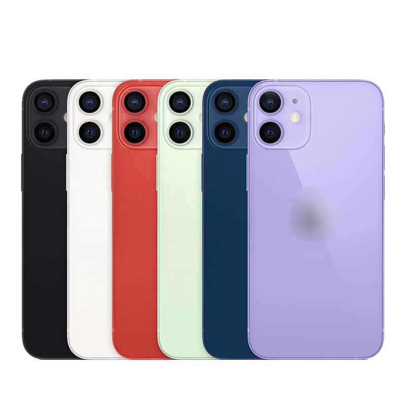 Wholesale Used Phones 12 Mini 4+64/128GB/256GB ROM 5G Cellphone Single SIM Unlocked Mobile For iPhone 12 13 Simples Mini Promaxe