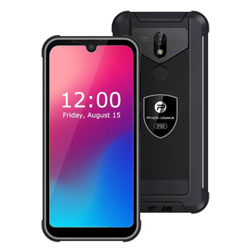 Phonemax M1pro Rugged Smartphone 5100mAh Waterproof 6.088'' LCD 4GB RAM 128GB ROM Octa Core Android10 NFC Used Mobile Phone