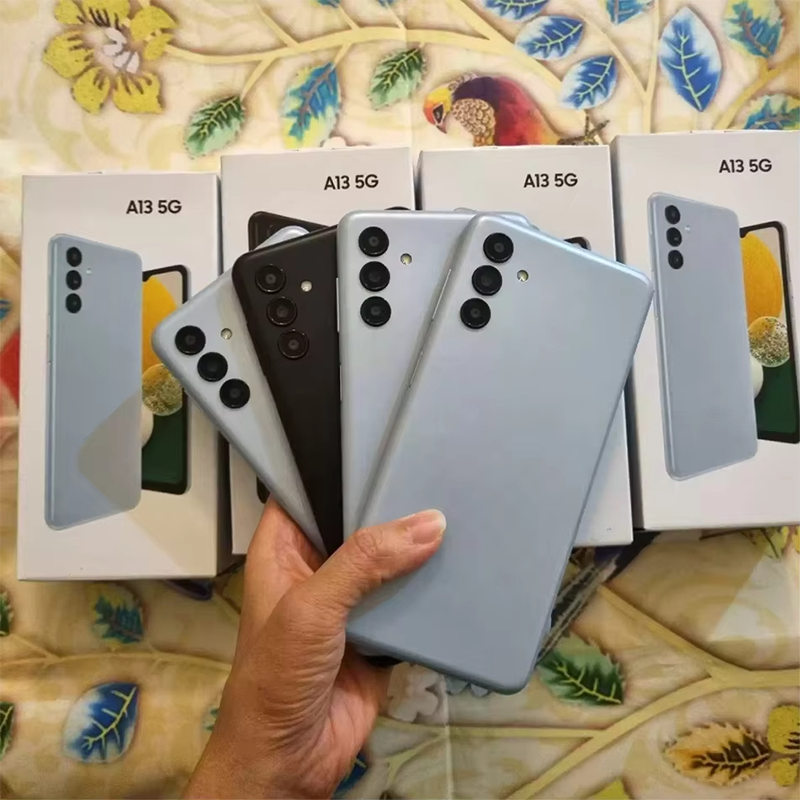Cheap A13 Fast Ship Unlocked Android Mobile Phone Fingerprint Used Mass Storage Wholesale