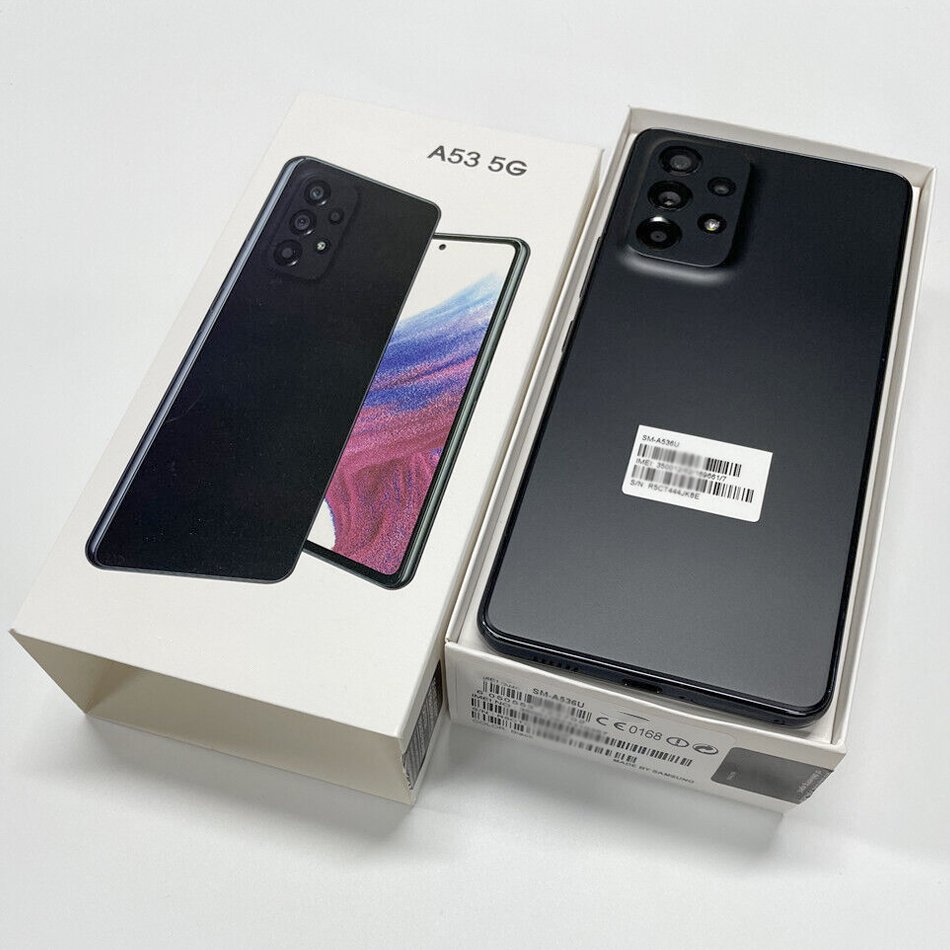 US version 1SIM original For Samsung A53 5G smartphone cellphone unlocked Android A14 A15 A54 used mobile phone