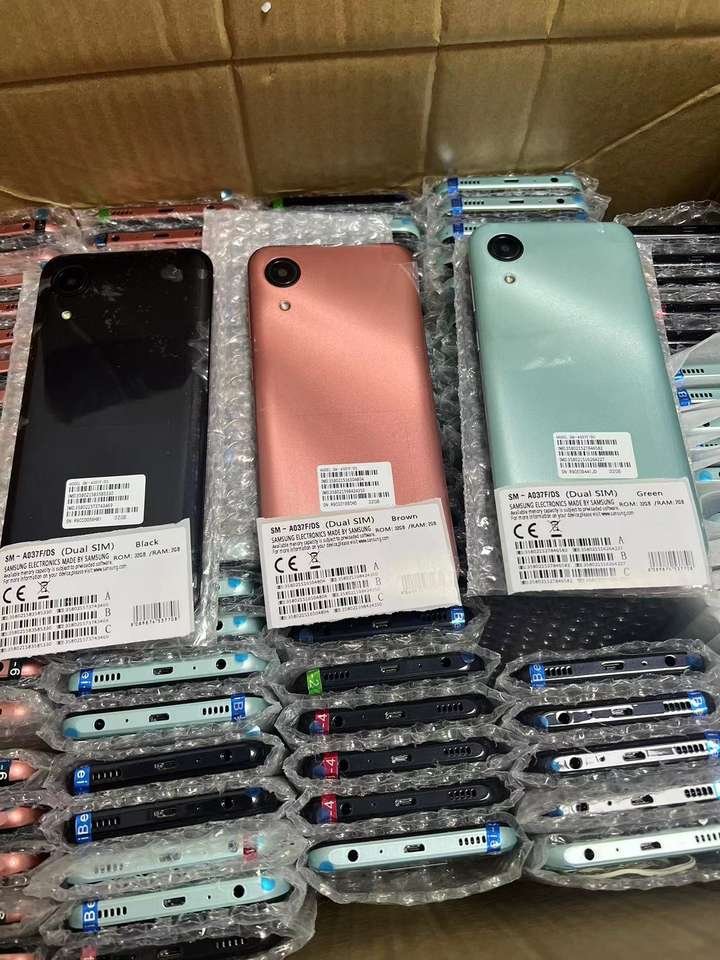 Used Mobile Phones AA Grade Stock For Galaxy A03s second-hand smart phones