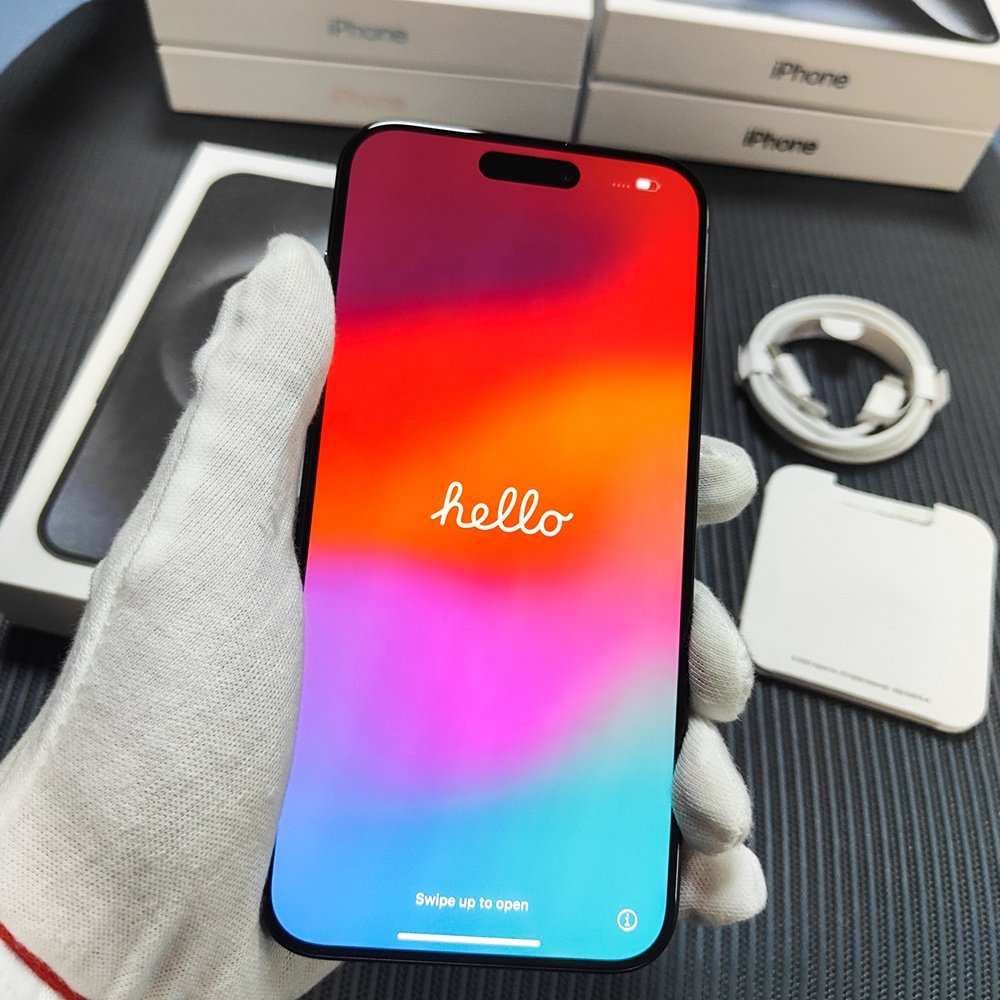 Used Mobile Phone For iPhone 15 Pro Max 15Plus 15Pro 15 Promaxe A+ Quality Unlocked Low Price Second Hand Cell Phones