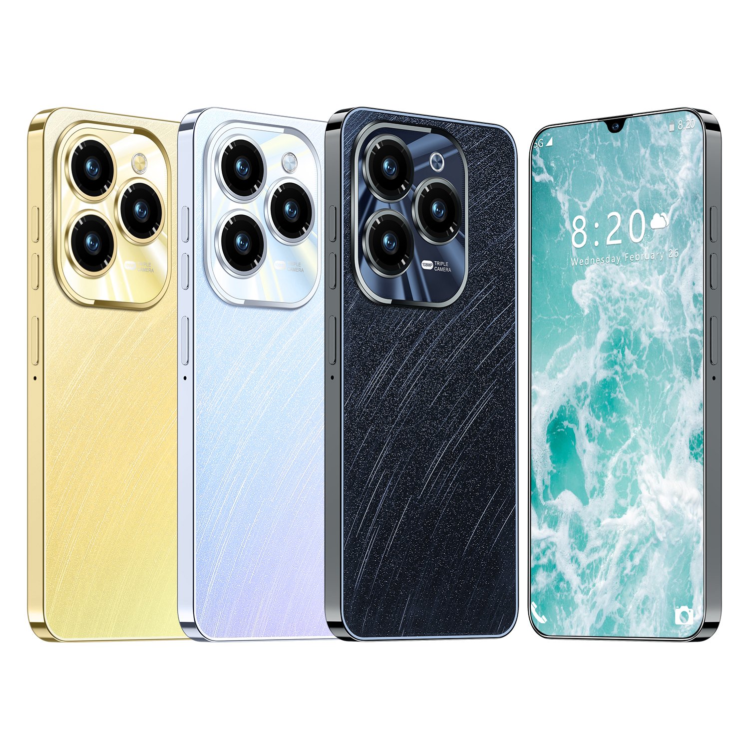 Best selling Custom Unlocked Original Hot 40 pro 5g smartphone 16gb + 1TB mobile phones Android13.0 celular
