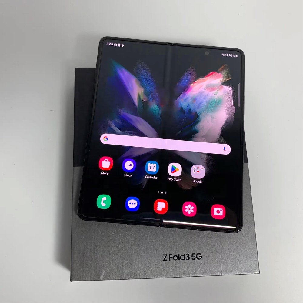Original 98% New folding smartphone For Samsung Z Fold 3 5G Android celulares used mobile phone 256GB unlocked