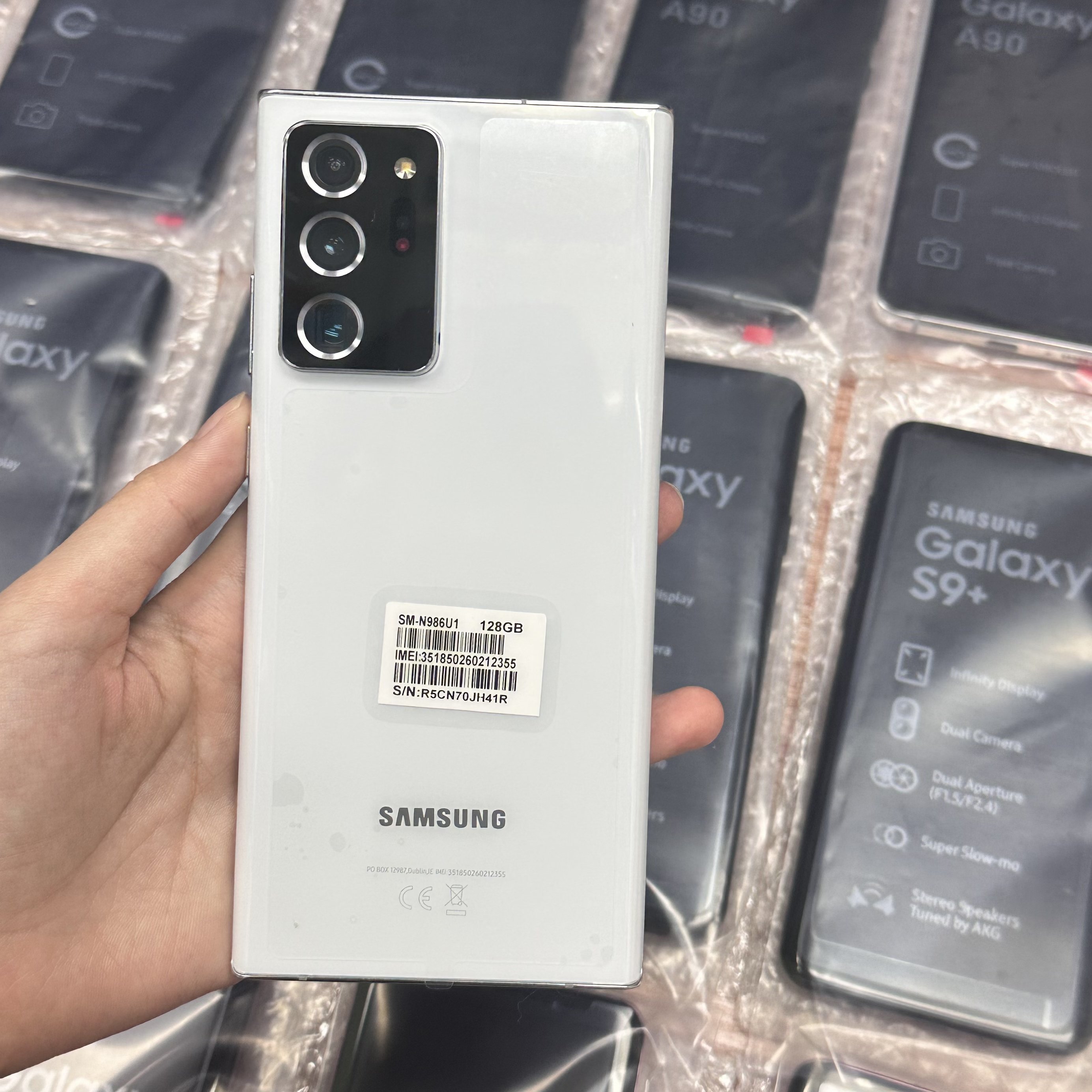 Wholesale Original Unlocked Used Phones Aa Stock Android Mobile Phone For Samsung Note10 Note20 Note20 Ultra