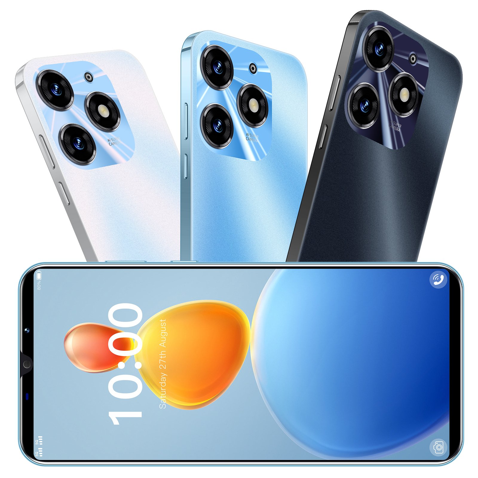New Design Mobile Original Tecno Spark 10 Pro10-core 6.5-inch Hd+ Smart Phone 5g Android 1gb+16gb Cell Phone Mobile Phone