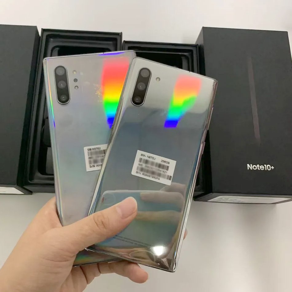 98% new unlocked second hand phone For Samsung Note 10+ 256GB 1sim Original Android used mobile phone Note 8 9